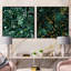 Chiyoe - Ensemble de 2 collages carrés à formes abstraites-101857273-101857272