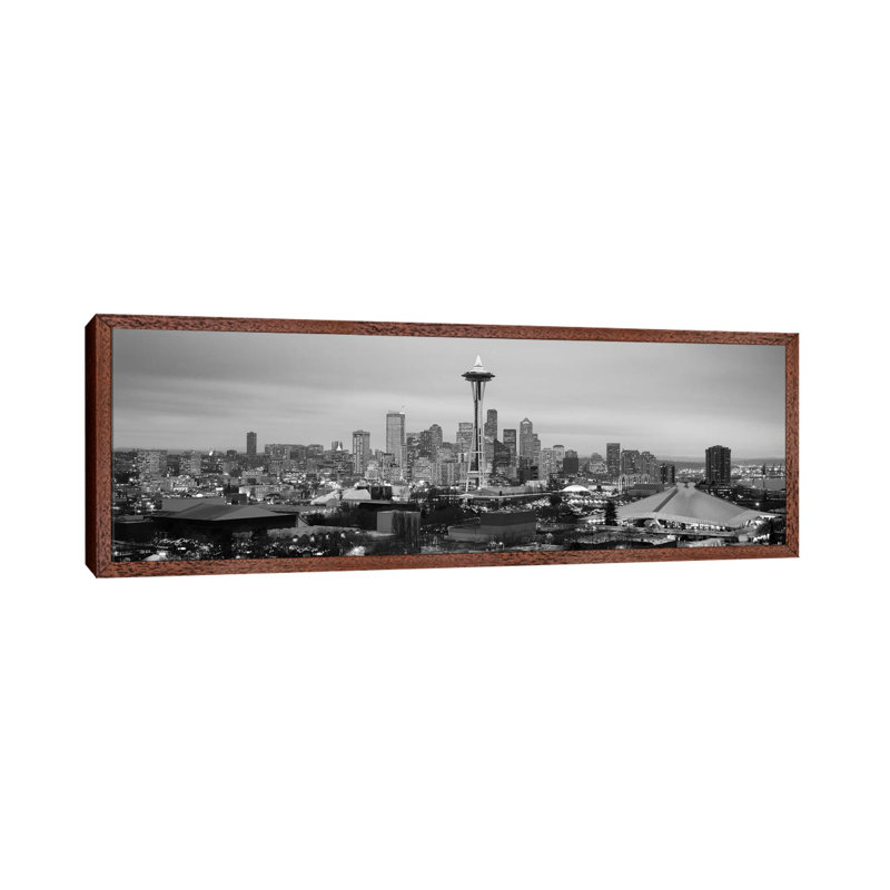 Unknown Artist by Unknown Artist - Floater Frame Panoramic Gallery-Wrapped Canvas Giclée on Canvas, 30.48 cm H x 91.44 cm W