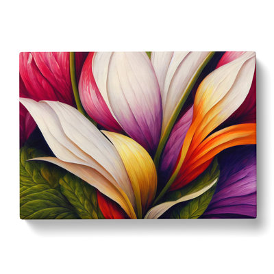 Magnificent Flowers - Wrapped Canvas Print