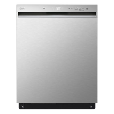 24-inch Wide QuadWash Front Control Dishwasher - Stainless Steel