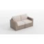 128cm Wide Straight Patio Sofa