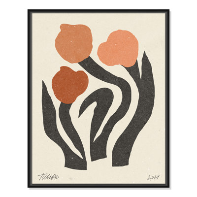 Imprimé de fleurs modernes par NKTN