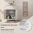 Agassi Freestanding Bathroom Cabinet-485609350