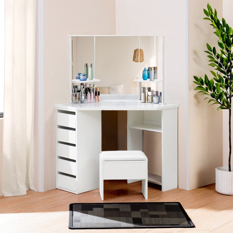 Edelen Dressing Table with Mirror