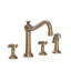 Jacobean Double Handle Kitchen Faucet with Side Spray-291477266-291000379