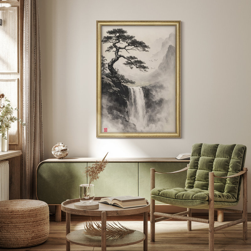 Décoration murale encadrée 26 "x 36", Reproduction encadrée sans passe-partout, H 36 po x l 26 po