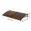 Dakota Fields 100cm D Plastic Cover Retractable Door / Window Awning-1920761546
