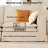 125" Oversized Pet-Friendly Fabric 2-piece Couch Sets For Living Room, Washable Removable Slipcover, Comfy 3-seater Cloud Couch & 89" Loveseat Sets, Extra Wide Living Room Sofa-108716666