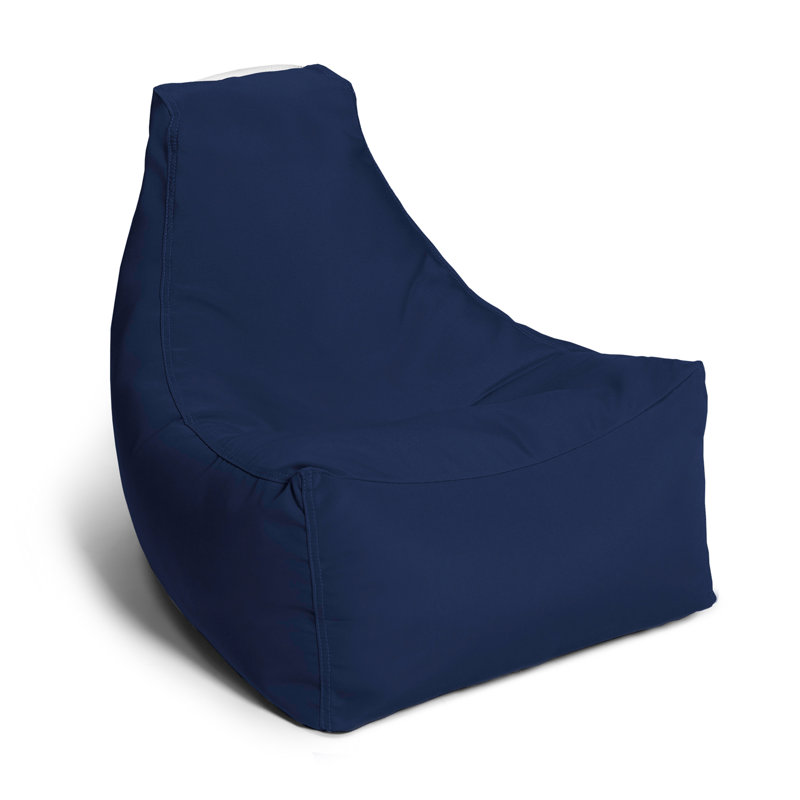 Juniper Jr Outdoor Kids Bean Bag Chair/ Childrens Garden Chair, Navy Sunbrella