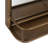 Koda Metal Flat Mirror with Shelves-294048450