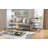 Anne 22" W Glass and Metal End Table with Shelves-416195651