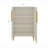 Modern White Sideboard Cabinet With Gold Handles