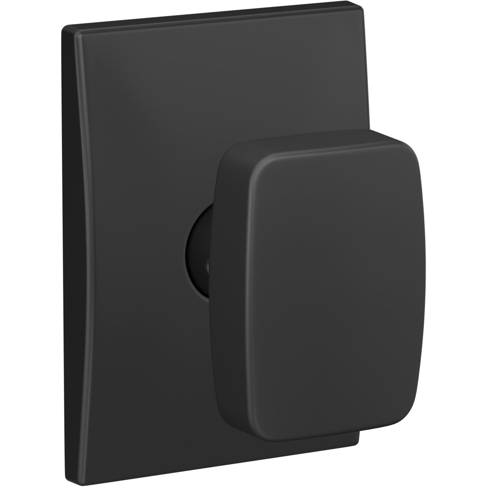 Schlage Bowery Matte Black Bath/Bedroom Privacy Lock - People's