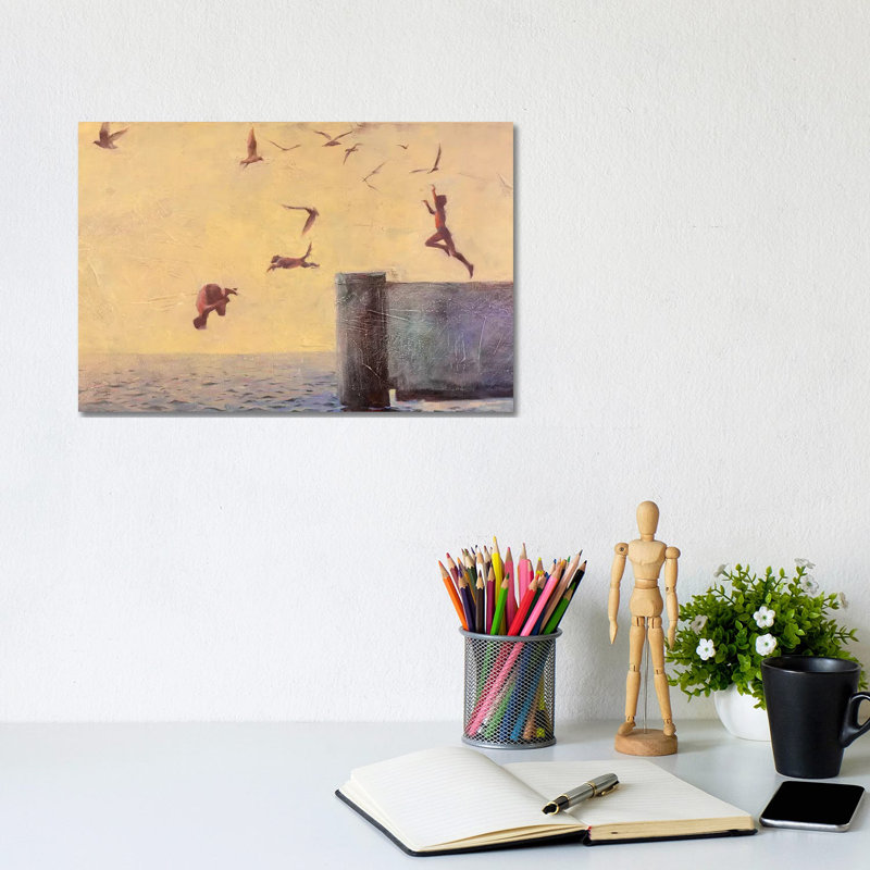 «Summer Stories» par Ihor Shulman - impression sur toile tendue, H 8 po x l 12 po x P 0,75 po
