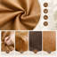 Retro Faux‑Leather Lazy Floor Chair with Ottoman Footrest Set,Vacuum‑Compressed Floor Sofa