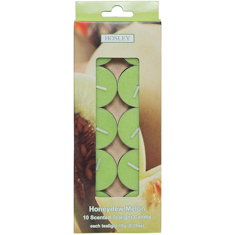 Bougie lumineuse pour thé Honydew Melon Idéal pour les lanternes de mariage de mariage