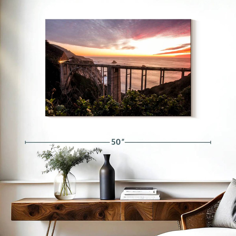 Lilie Big Sur's Bixby Bridge, H 26 po x l 39 po