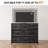  Chaseburg 8-Drawer Dresser for Bedroom, 32"-43" TV Stand Dresser With Large Storage Drawer Unit, Chest of Drawers With Sturdy Frame for Living Room, Entryway-1785940136