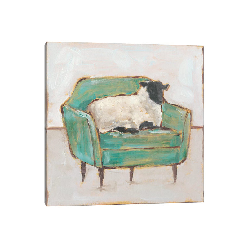 Creature Comforts III by Ethan Harper - Wrapped Canvas Painting, 45.72 cm H x 45.72 cm W x 3.175 cm D