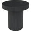Table d'appoint latérale en bois noir