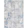 Addilyn Machine Woven Abstract Dark Blue/Beige Area Rug