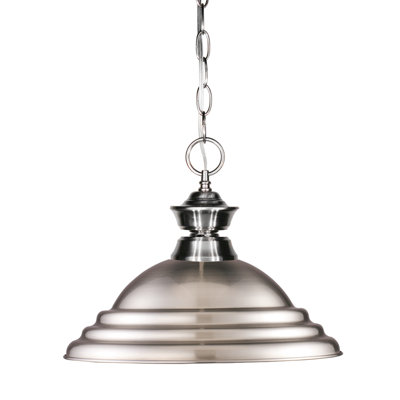 Whitford 1 - Light Brushed Nickel Single Pendant