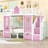 Anecia Convertible Bunk Bed With Desk And Storage Drawers,Shelves-378494063-378494061