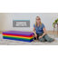 Tapis de lit ECR4Kids SoftZone Rainbow, 2 po, 5 pièces-2029287210