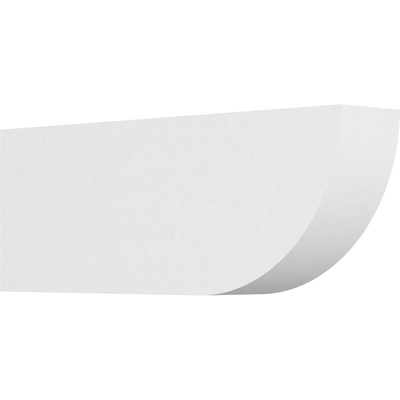 Queue de chevron standard en PVC de qualité architecturale Durham, H 6 po x L 3 po x P 16 po