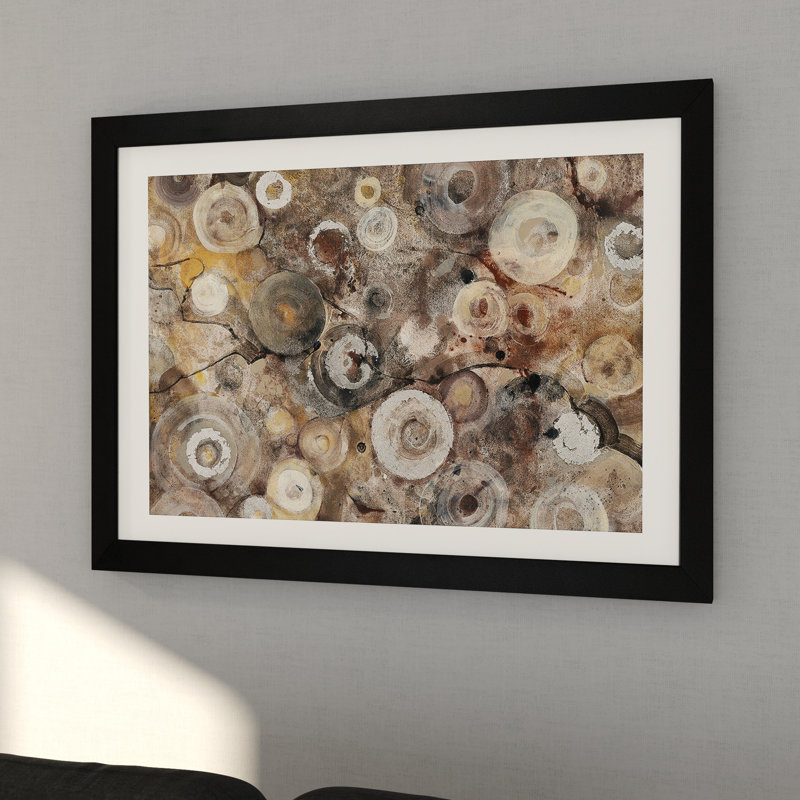 « agate », impression, Papier encadré noir, H 16 po x l 24 po x P 1 po