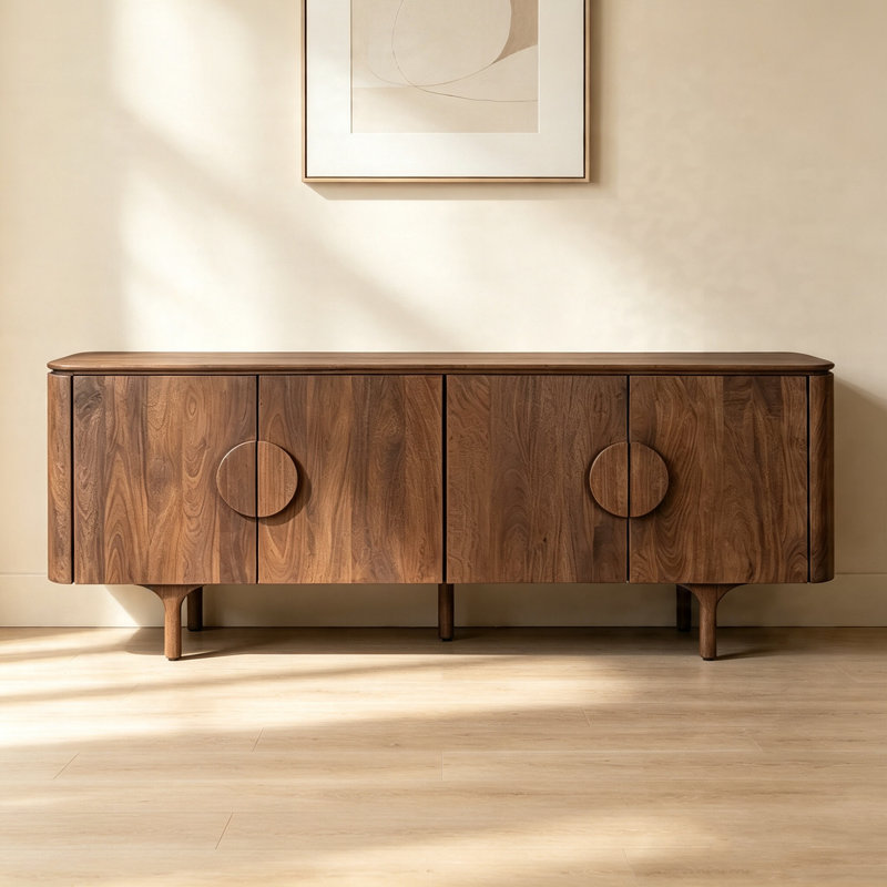Buffet en bois massif de haute qualité