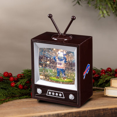 Buffalo Bills Lighted Vintage TV Water Lantern