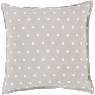 Kristen Polka Dots Linen Throw Pillow