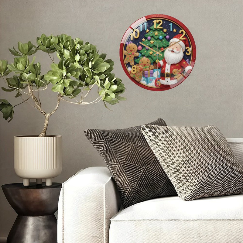 12'' Modern Glass Wall Clock