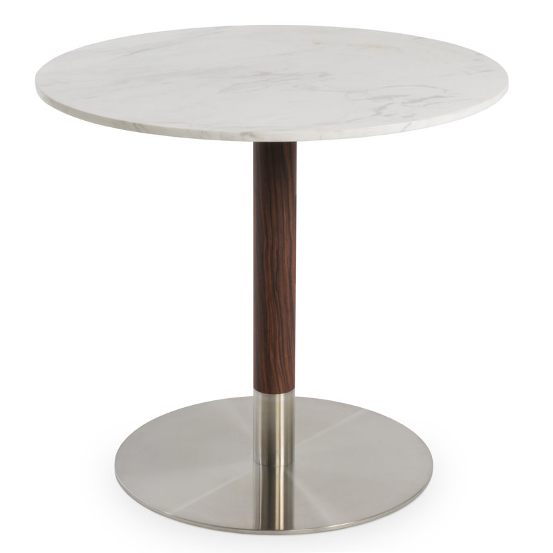 Tango Pedestal Dining Table, 30" H x 32" L x 32" W