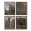 «Vintage Landscape Cxxviii», ensemble de 4 encadrés-225984539
