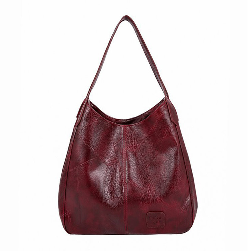 Women's Handbag Large Capacity Shoulder Handbag, Wine