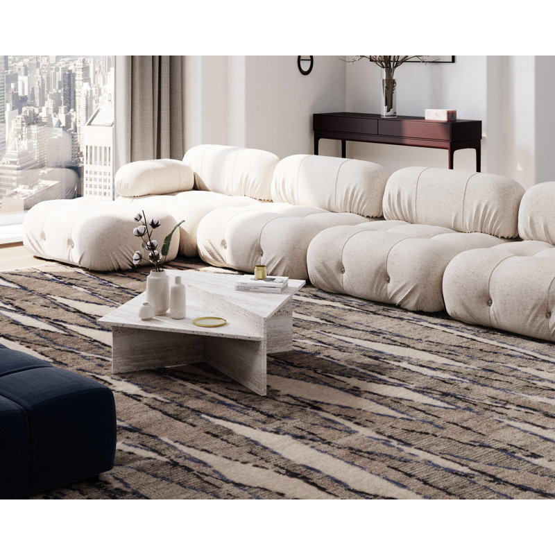 Rokuro - Stone, Rectangle 6' x 9'  