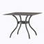 TABLE CAILLETTE EN CAOUTCHOUC I 39IN SQ