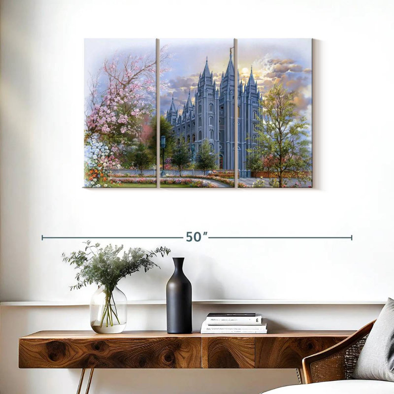 Rorry Temple Garden, 24" H x 38" W