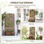 Outsunny Wooden Planter with Trellis for Garden 76 x 36 x 170 cm Dark Brown