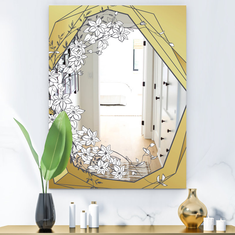 Miroir de salle de bain Botanical, H 24 po x l 32 po