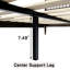Structure de lit en bois massif, cadre plat en bois d'acacia, aucun sommier requis, grand lit-1333343777-1333343778