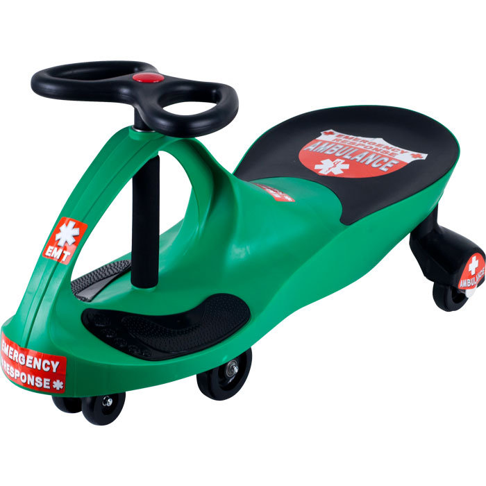 Voiture de police Wiggle, Vert (ambulance répondeur)