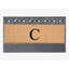 Paillasson en caoutchouc naturel et coco 24 x 36 pour porte d'entrée, paillasson durable traité anti-perte-70050981