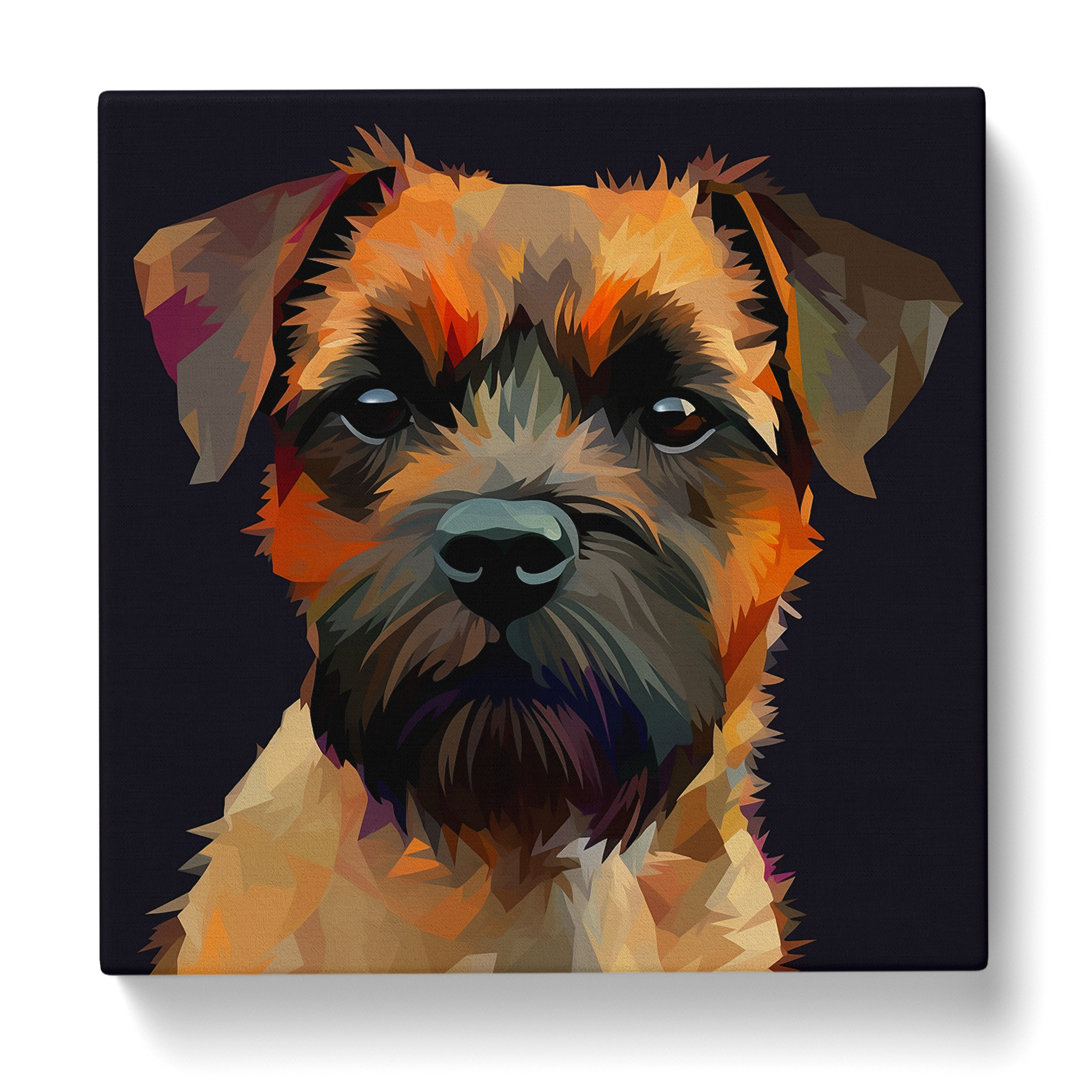 Border Terrier Abstrakte Kunst Nr.2 - Kunstdrucke