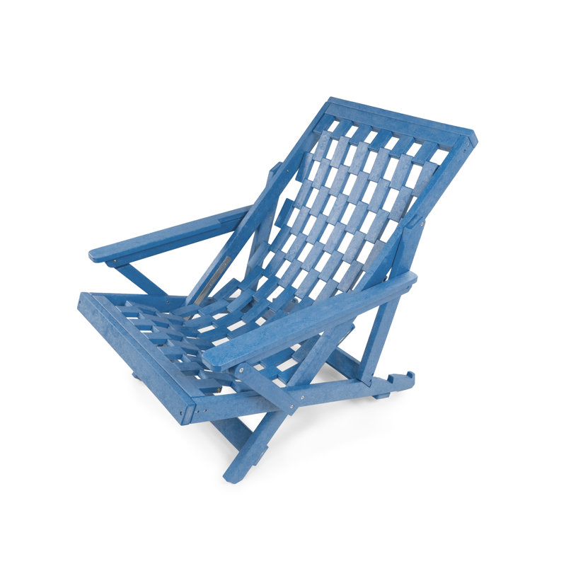 Méridienne d'extérieur pliable Pinecrest, Bleu pacifique