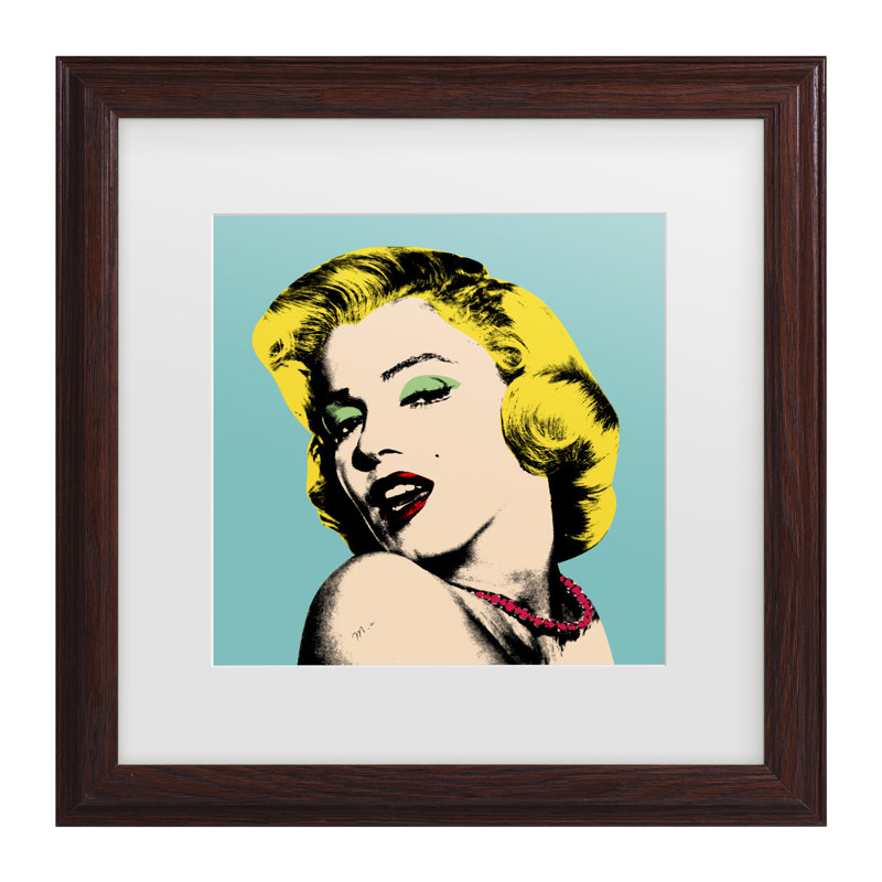 Mark Ashkenazi, art encadré «Andy Warhol», Brun, H 18,75 po x l 18,75 po x P 0,75 po