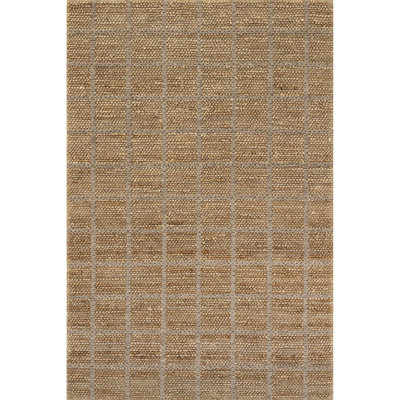 Penni Checked Jute and Wool Area Rug