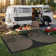 Narze Modern Easy Jute Machine Washable Outdoor Rug with Non-Slip Backing for Ptio Backyard, Deck, Beside Swimming Pool